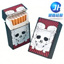 時(shí)尚高檔硅膠煙盒套